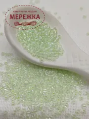 Фото бісер 58552 Салатовий