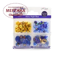 Фото Dress It Up набір декоративних бусин та аксесуарів Starry Night Blue