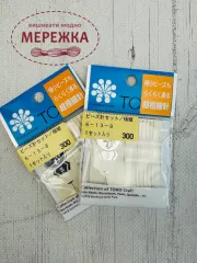 Фото TOHO Набір голок для бісеру 6шт+нитковдівач 6-13-8 (300)