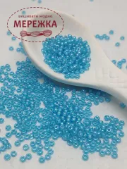 Фото бісер 61015 Голубий 