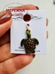 Фото Пришивний елемент Susan Clarke Originals Brown Turtle C-635B