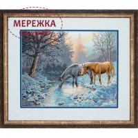 Фото набір для вишивання Морозний ранок 35294