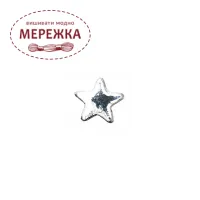 Фото Rico Набір пришивних декоративних елементів Made by me. Stars, silver 7094.43.64