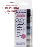 Фото Нитки Sulky Sulky Набір ниток, 100% бавовна, Black/Gray Sampler Collection 712-04