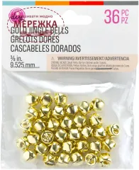 Фото Cousin DIY Дзвіночки золото, 36  шт. 5A002XRR