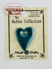 Фото Mill Hill Button Country Green LG  Folk Heart 86206