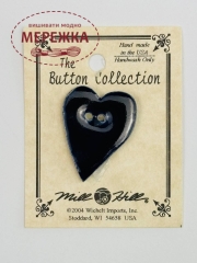 Фото Mill Hill Button Navy LG  Folk Heart 86208