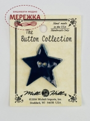 Фото Mill Hill Button Large Navy Star 86212