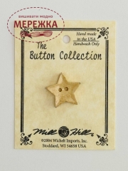 Фото Mill Hill Button Speckled Brown Fabrsm Star 86236