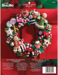 Фото Bucilla Фетровий набір Cookies and Candy Wreath 86264