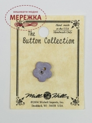 Фото Mill Hill Button Matt Lavender Posy Flower with matte finish 86387