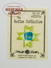 Фото Mill Hill Button Lime/Aqua Ohio Star 86426