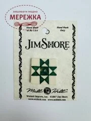 Фото Mill Hill Button Green Ohio Star 87003