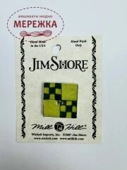 Фото Mill Hill Button Avocado Nine Patch 87007