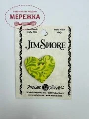 Фото Mill Hill Button Lime Hearts Desire 87032