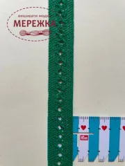 Фото Мереживо зелене, 100% бавовна 88/6