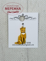 Фото Susan Clarke Originals Cat Charm BE-89-C - Пришивний елемент