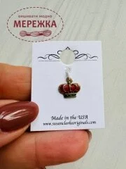 Фото Пришивний елемент Susan Clarke Originals Sm. Crown Charm PC-961