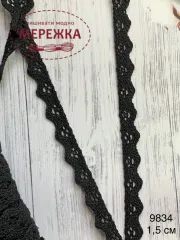 Фото мереживо чорне 1.5 см.
