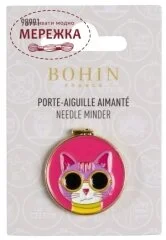 Фото Bohin Магнітний тримач для голок "Котик" 98991