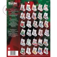 Фото Bucilla Tiny Stockings Ornaments 84293
