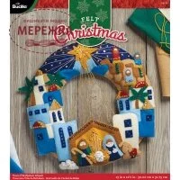 Фото Bucilla Фетровий набір Bethlehem Wreath 86734