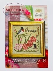 Фото Схема для вишивання Cottage Garden Samplings Have Courage