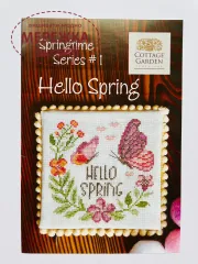 Фото Схема для вишивання Cottage Garden Samplings Hello Spring