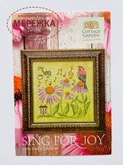 Фото Схема для вишивання Cottage Garden Samplings Sing for Joy