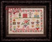 Фото Hands Across the Sea Samplers Схема Charlotte Entwistle 1860