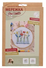 Фото Набір для вишивання хрестиком Anchor Квіти у вазі