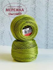 Фото Перле котон ДМС №8, колір 471