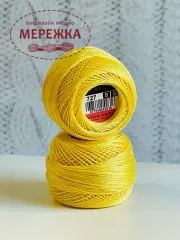 Фото Перле котон ДМС №8, колір 727