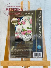 Фото набір для вишивання Троянди і мереживо 06929