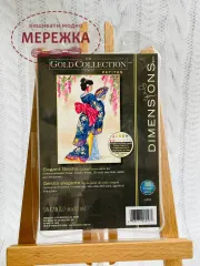 Фото набір для вишивання Діменшинз Елегантна гейша