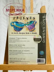 Фото набір для вишивання Діменшинз Дешевше ніж до психіатра