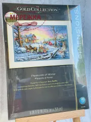 Фото набір для вишивання Діменшинз Задоволення від зими 35208