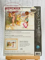 Фото набір для вишивання Діменсіонс Дівчатка на пляжі