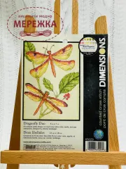 Фото набір для вишивання хрестиком Діменшинз Пара бабок