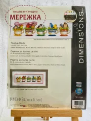 Фото набір для вишивання Діменшинз Пташки в горнятах