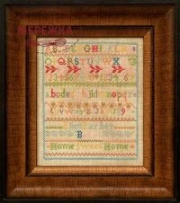 Фото Hands Across the Sea Samplers Схема Ellen Barber 1895