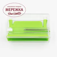 Фото Нитковдівач автоматичний 2 в 1, з тубусом для голок FA13, зелений 