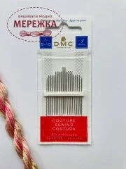 Фото DMC набір голок для вишивання з гострим кінцем, розмір 5-10 (20 шт) 1770/3