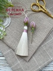 Фото Hobby Bee Набір китичка та голка-пін, Магнолія