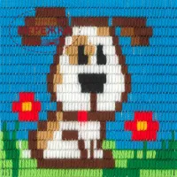 Набір для вишивання вертикальним стібком Stitch me 16*16см. I-034 фото