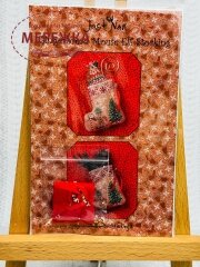 Фото JustNan Схема Gingerbread Mouse Elf Stocking JN304