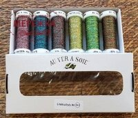 Фото Au Ver à Soie набір металізованих ниток Tresse #4 - Chinees 2