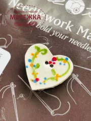 Фото Магнітний тримач для голок Mill Hill Floral Heart MHMAG5