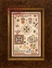 Фото Hands Across the Sea Samplers Схема Margaret Entwistle 1854