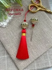 Фото Hobby Bee Набір китичка та голка-пін, Орнамент